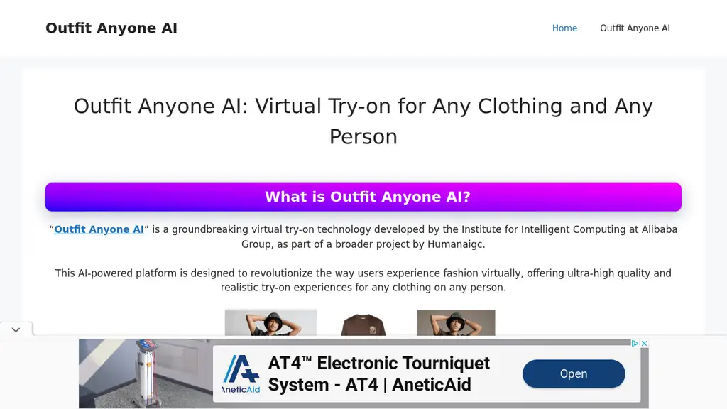 Outfit Anyone AI