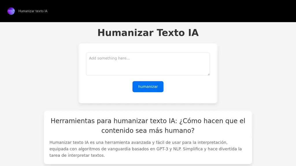 Humanize Text AI