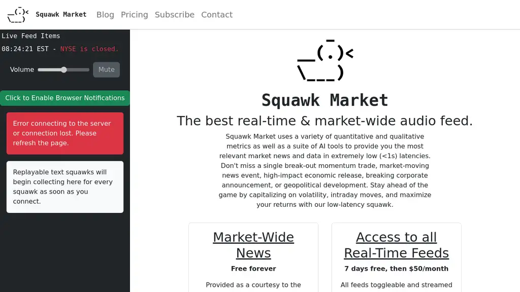 Squawk Market