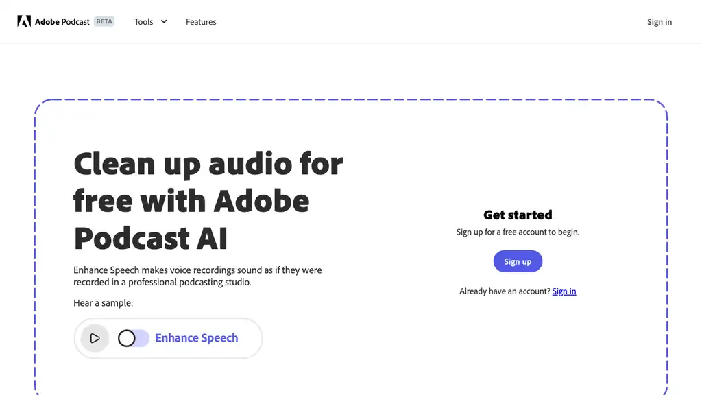 Adobe Speech Enhancer
