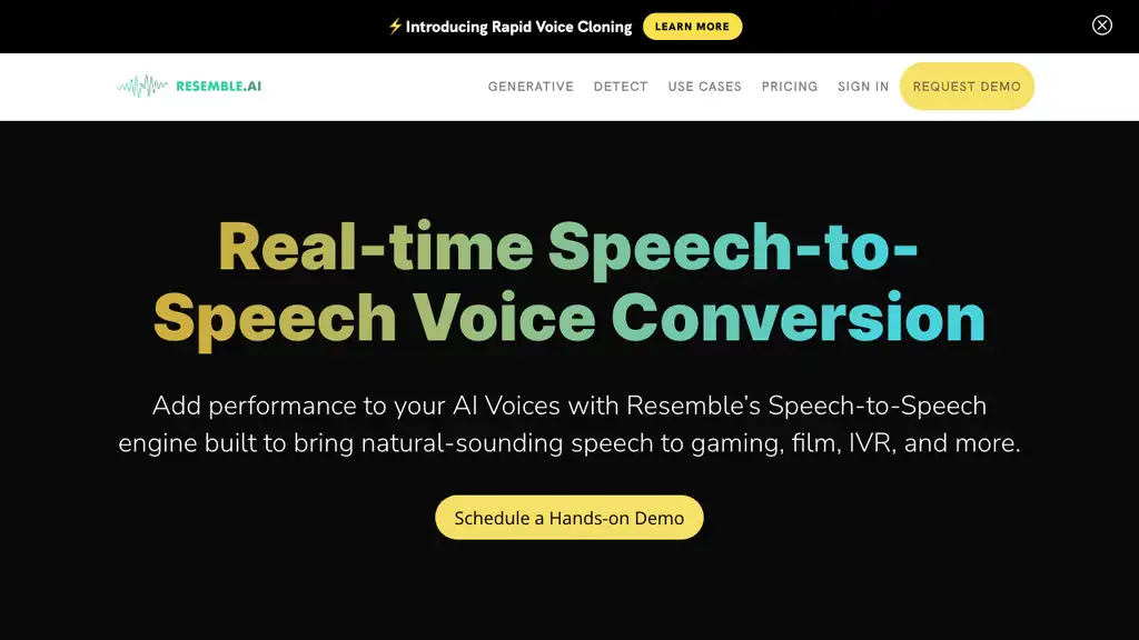 Speech-to-Speech