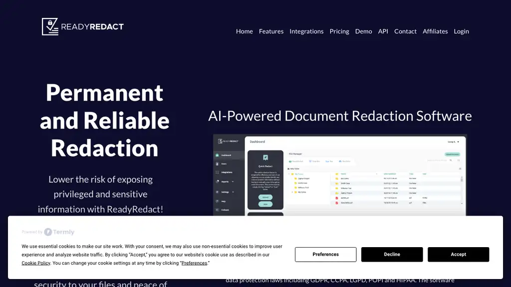 ReadyRedact Document Redaction