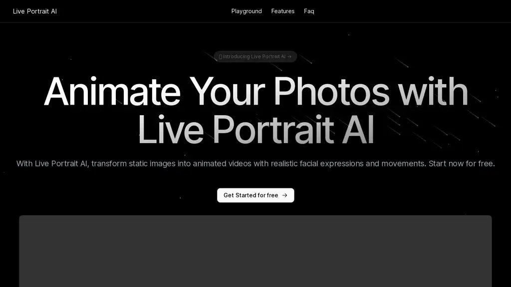 Live Portrait AI