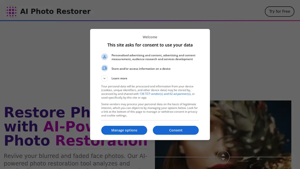 AI Photo Restorer