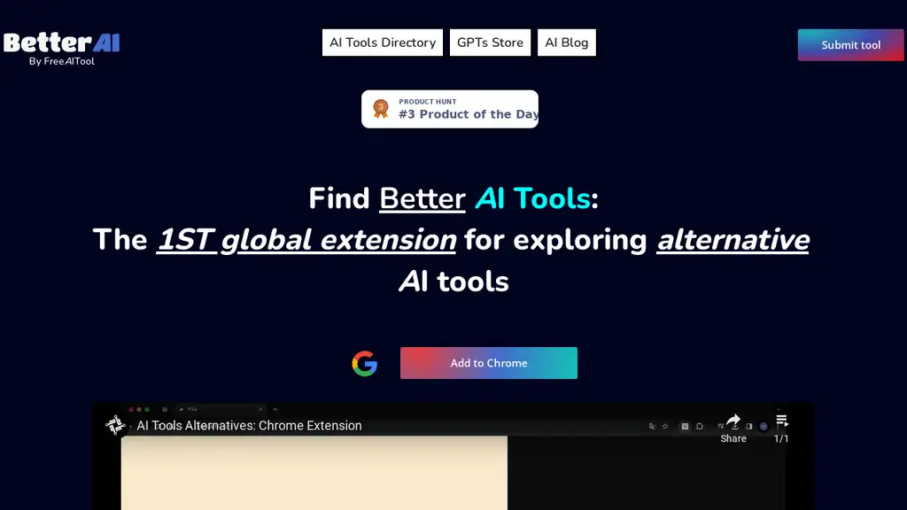 AI Tools Alternatives: Browser Extension