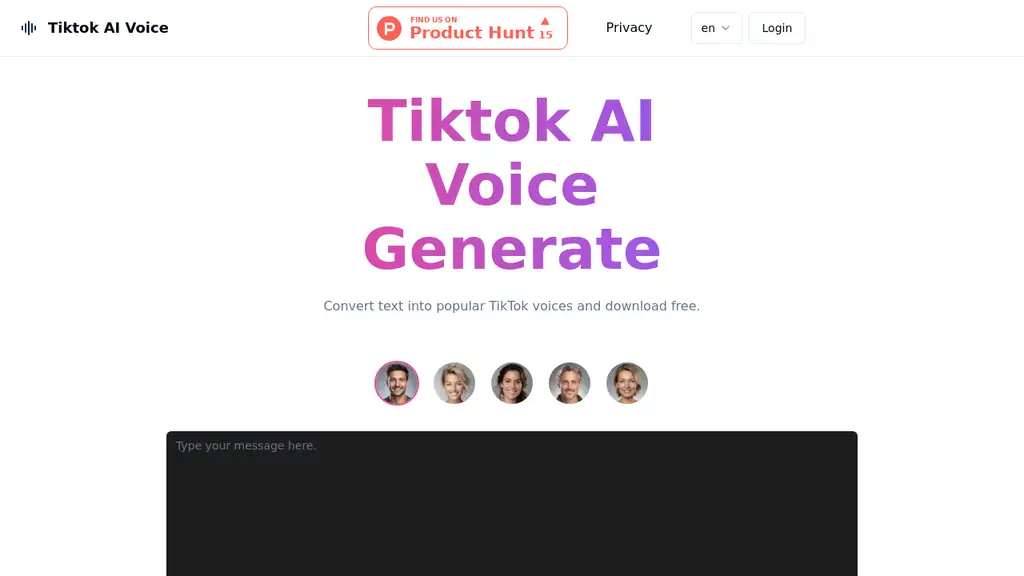 Tiktok AI Voice
