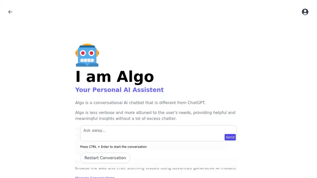 Algo by ChatBotKit
