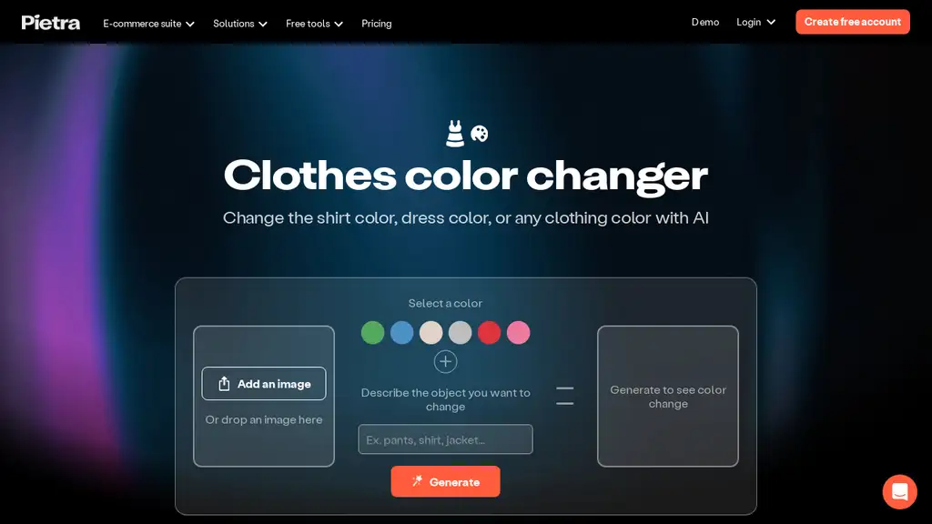 Pietra - Clothes Color Changer