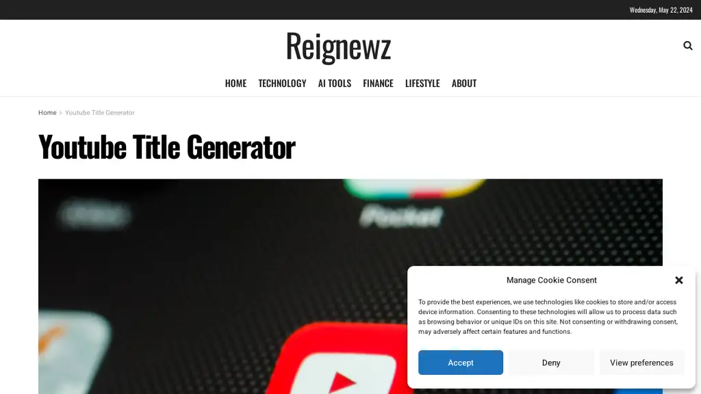 YouTube Title Generator