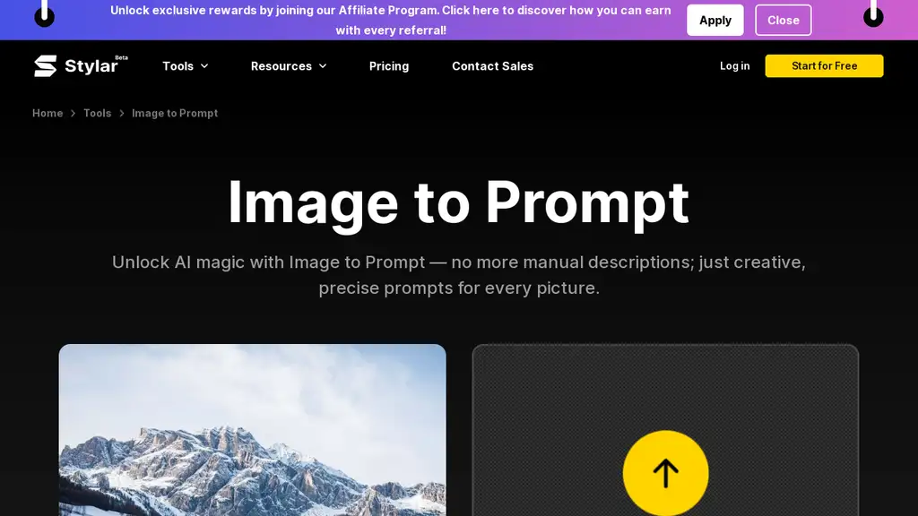 Stylar AI - Image to Prompt
