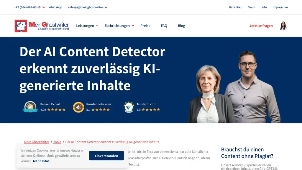 AI Detector Deutsch