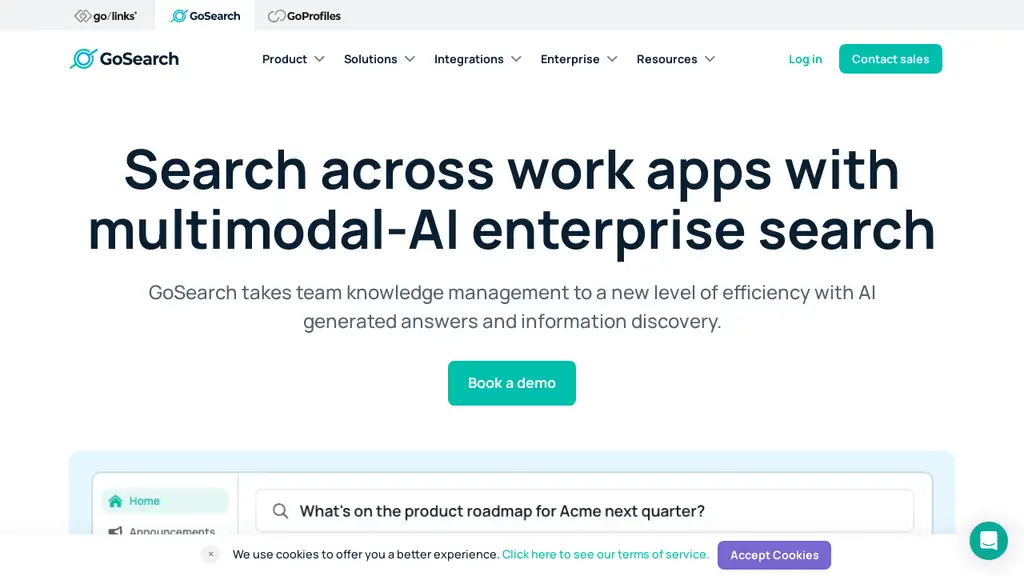 GoSearch AI Enterprise Search
