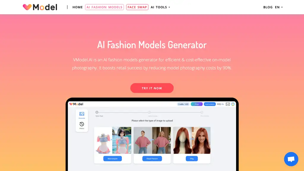 VModel - AI Fashion Models