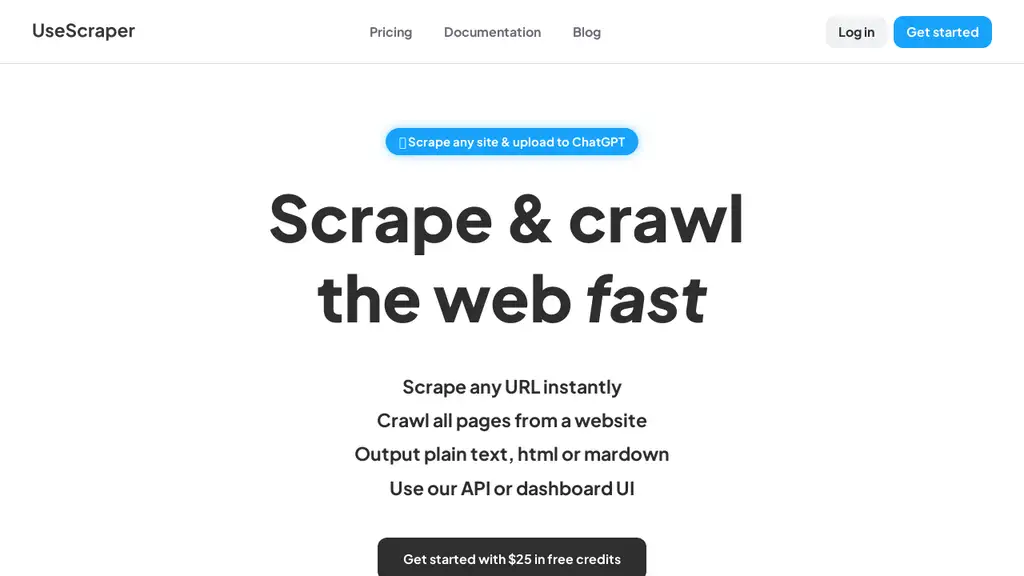 UseScraper Crawler