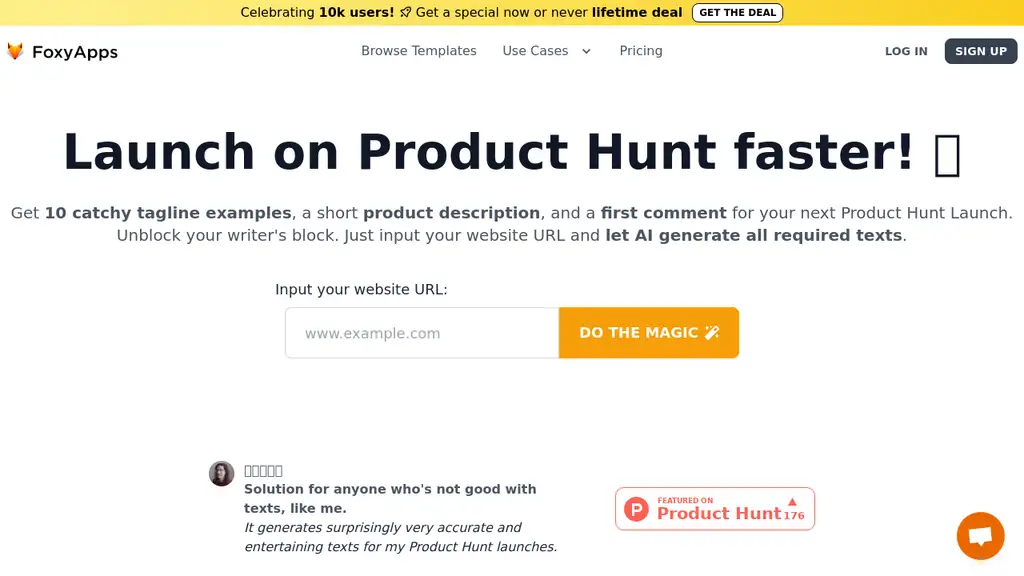 FoxyApps - Product Hunt Launcher