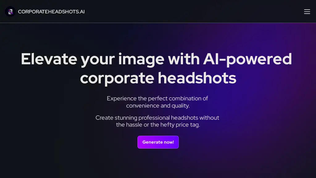 Corporate Headshots AI