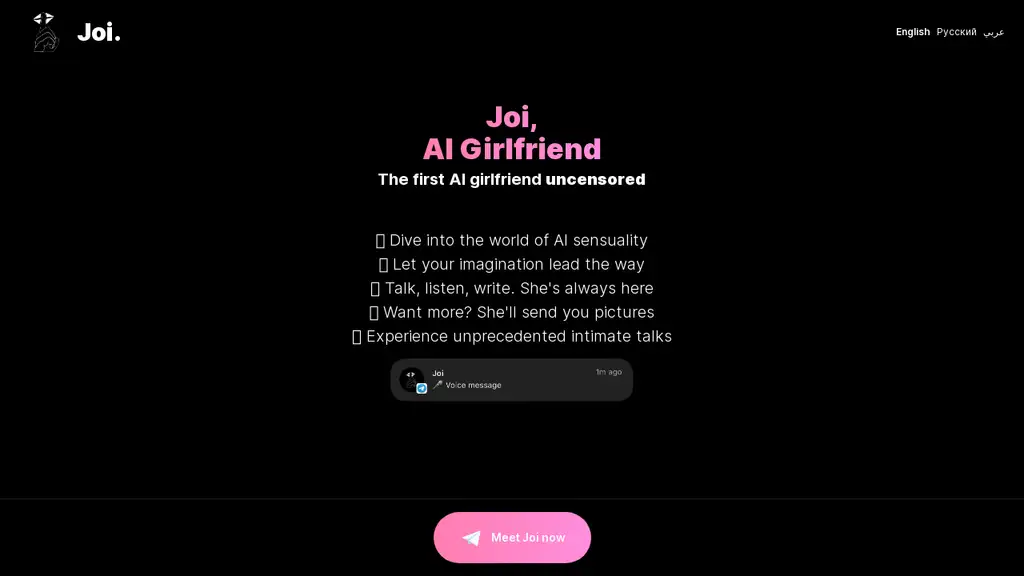AI Girlfriend: Joi