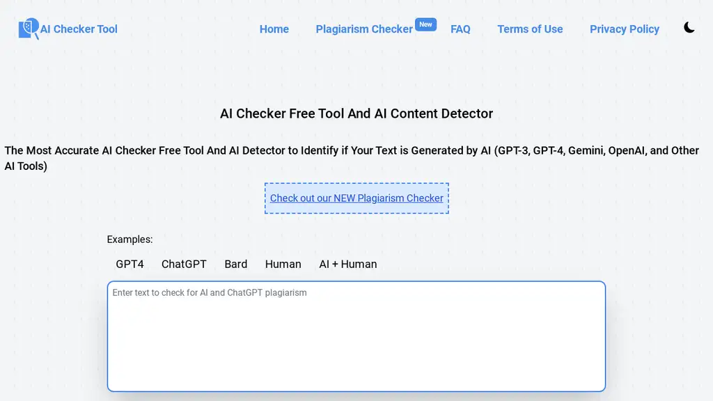 AI Checker Tool