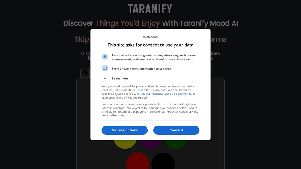 Taranify Recommendation AI