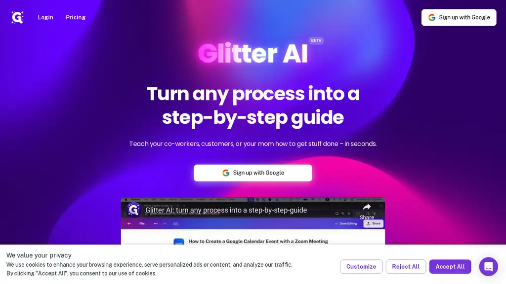 Glitter AI