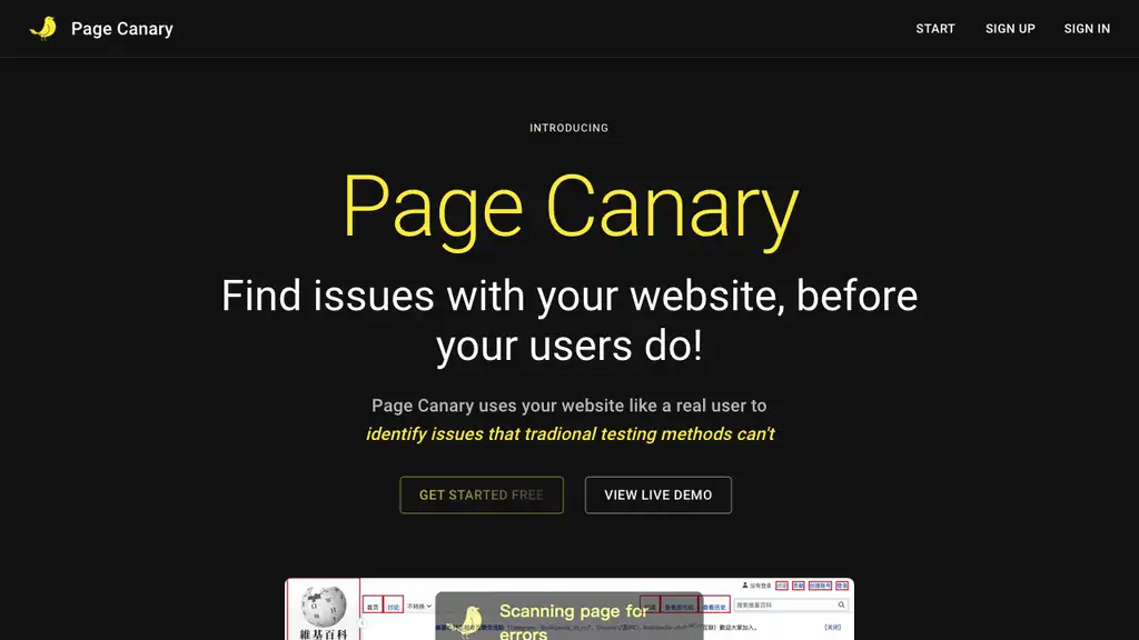 Page Canary