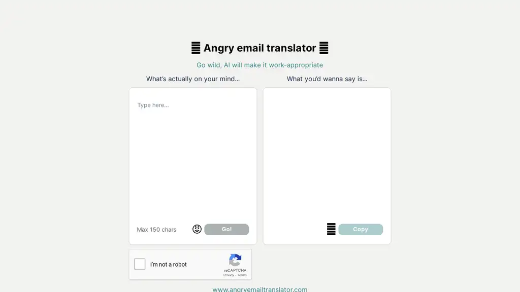 Angry Email Translator