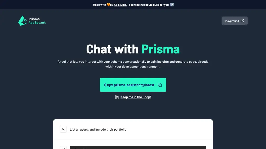 Prisma Assistant