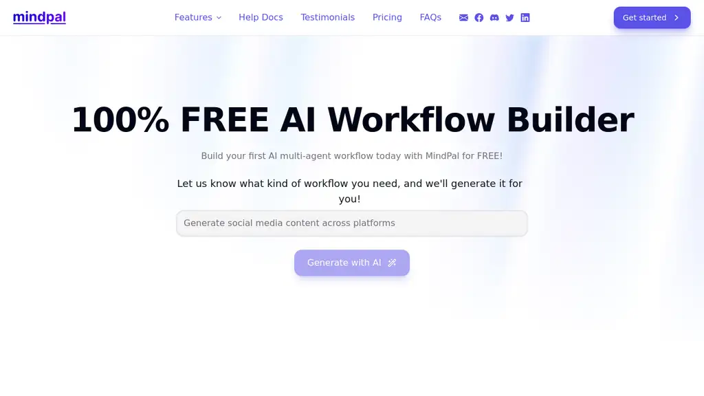 Mindpal - AI Workflow Builder