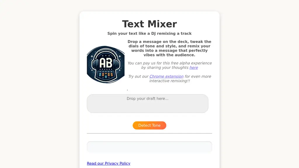 Text-Mixer