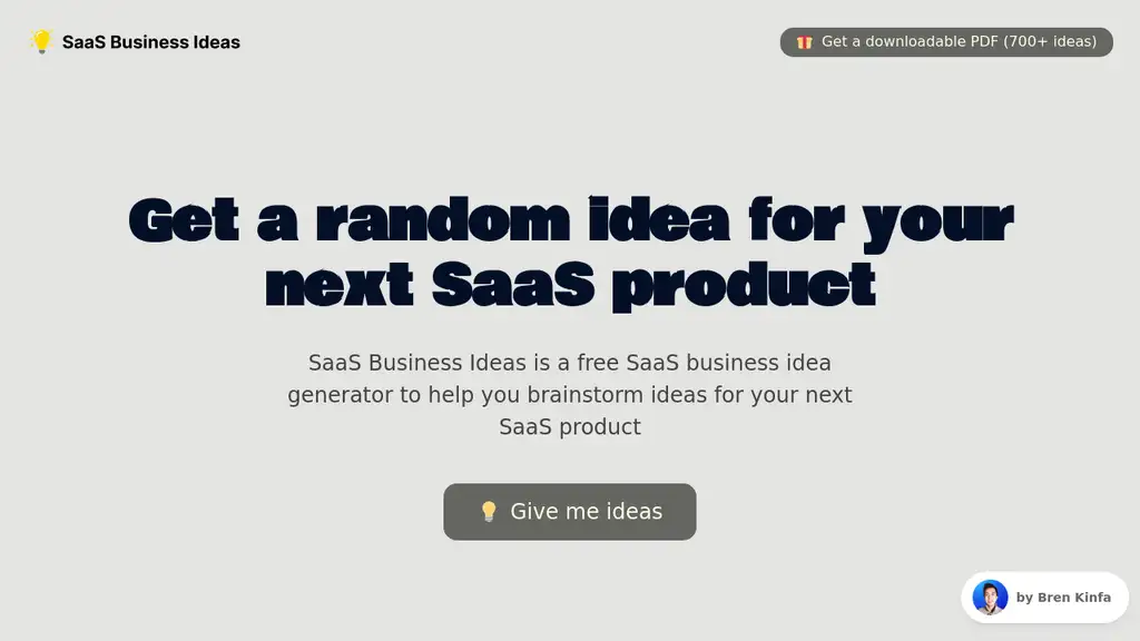 SaaS business ideas