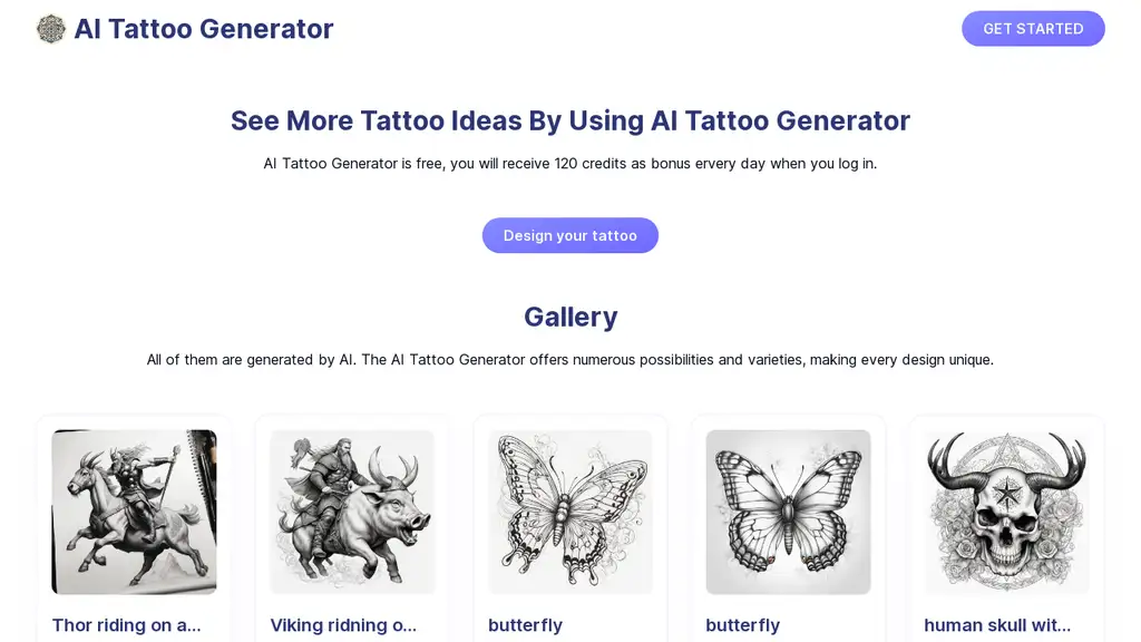 Ai Tattoo Generator
