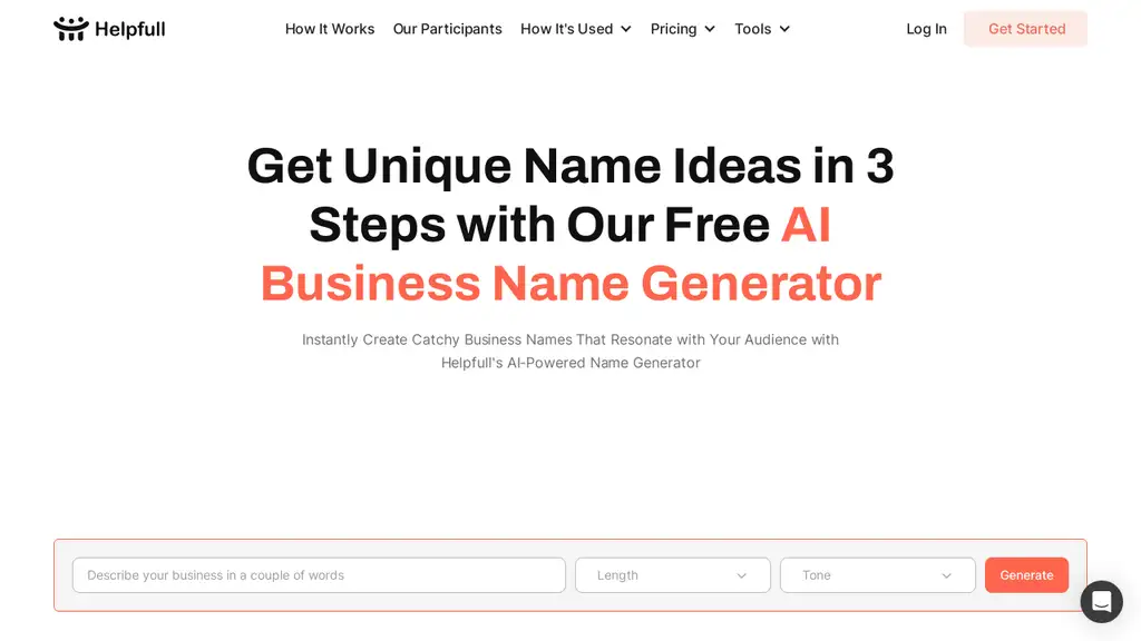 Helpfull - Business Name Generator