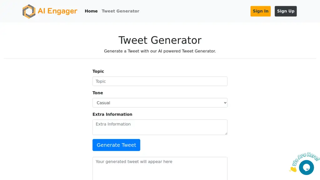 AI Engager - Tweet Generator