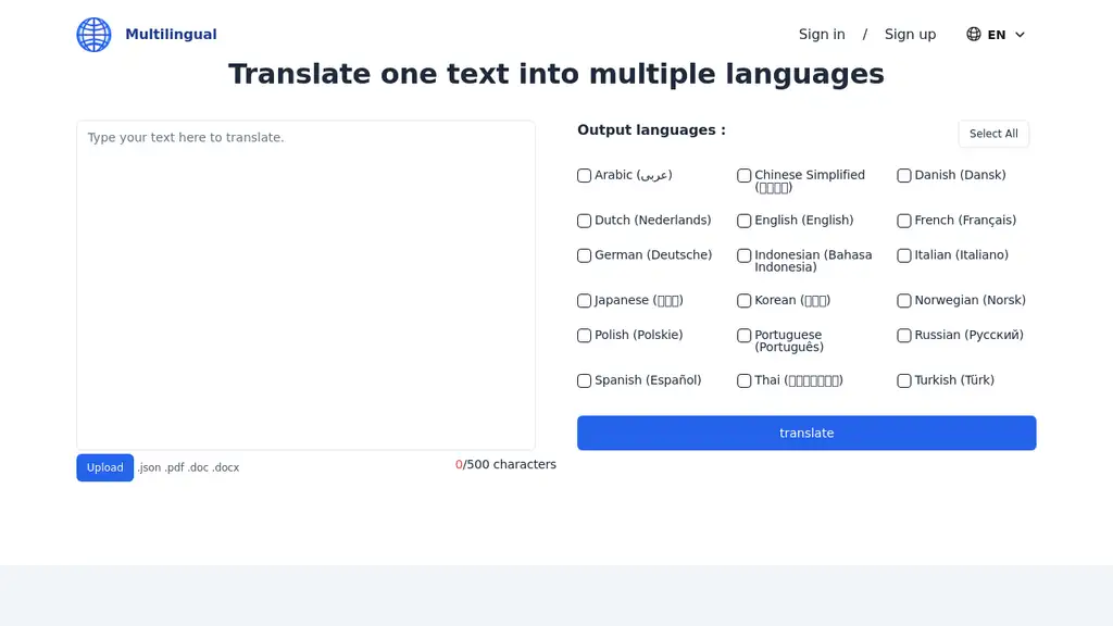 Multilingual.top
