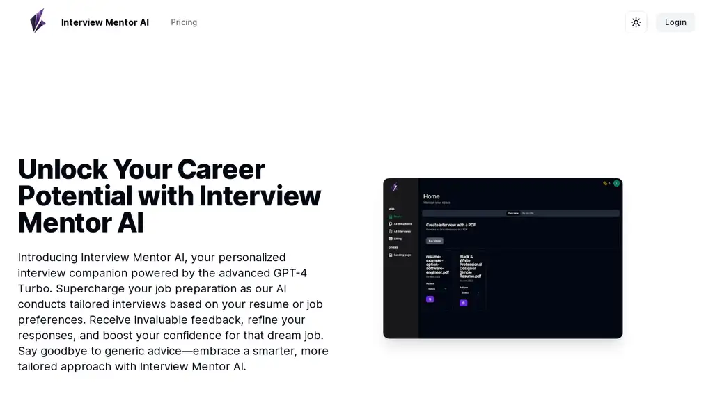 Interview Mentor AI