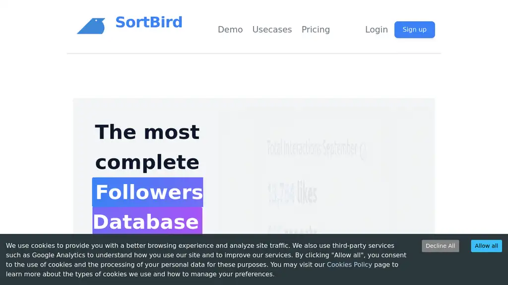 Sortbird