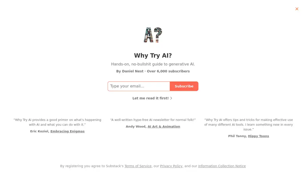 Why Try AI