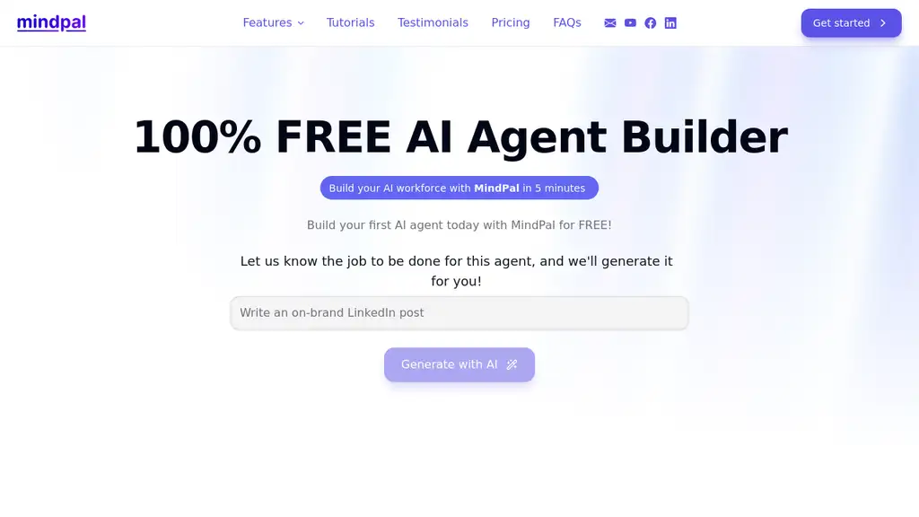 Mindpal - AI Agent Builder