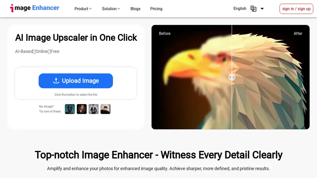 AI Image Enhancer&Upscaler