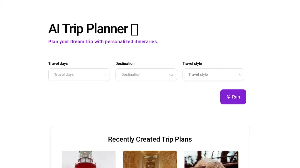 AI Trip Planner