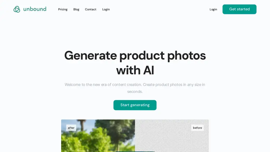 AI-powered Product Photos