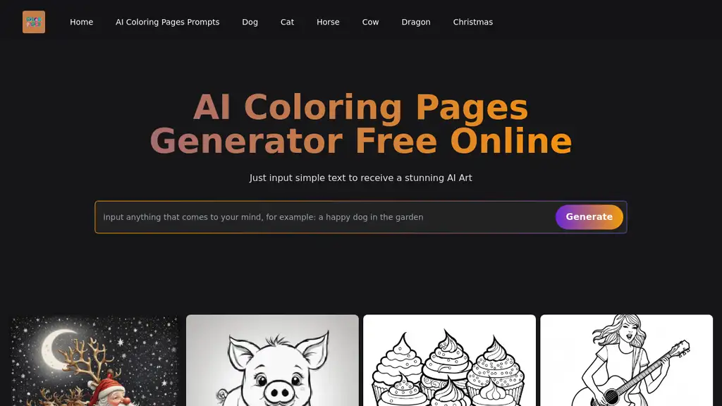 AI Coloring Pages