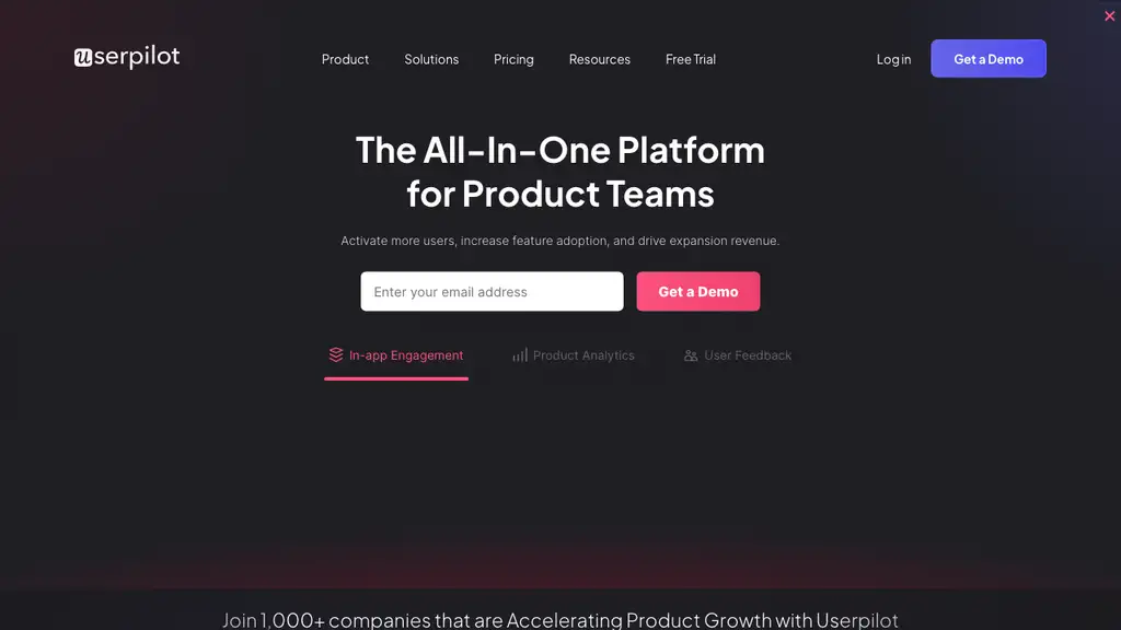 AI-powered user onboarding by Userpilot