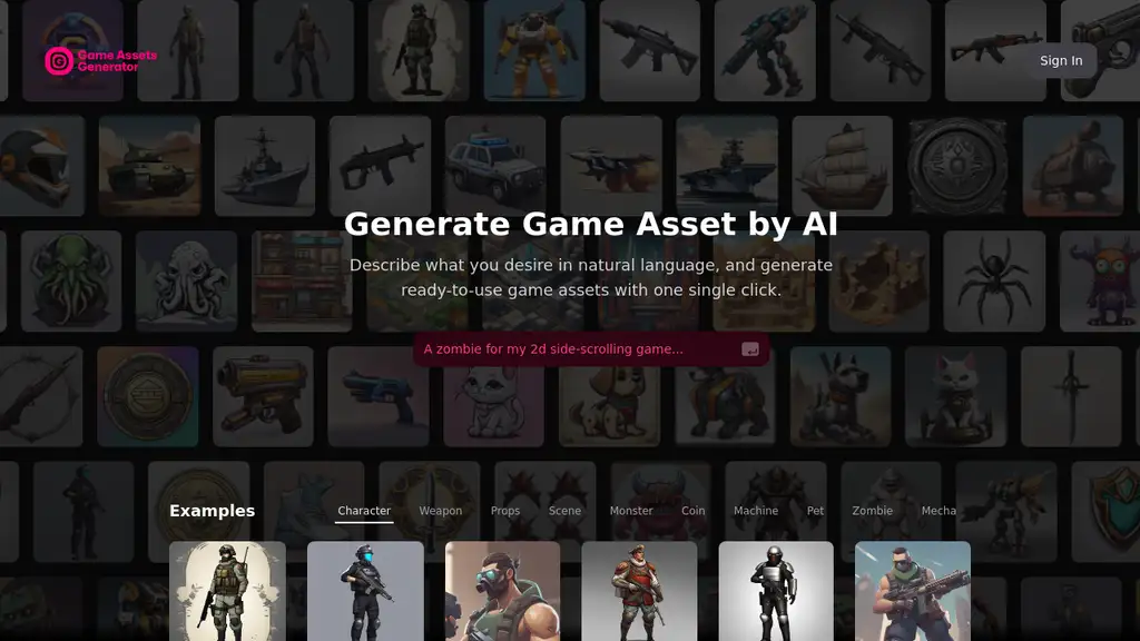 Game Assets Generator