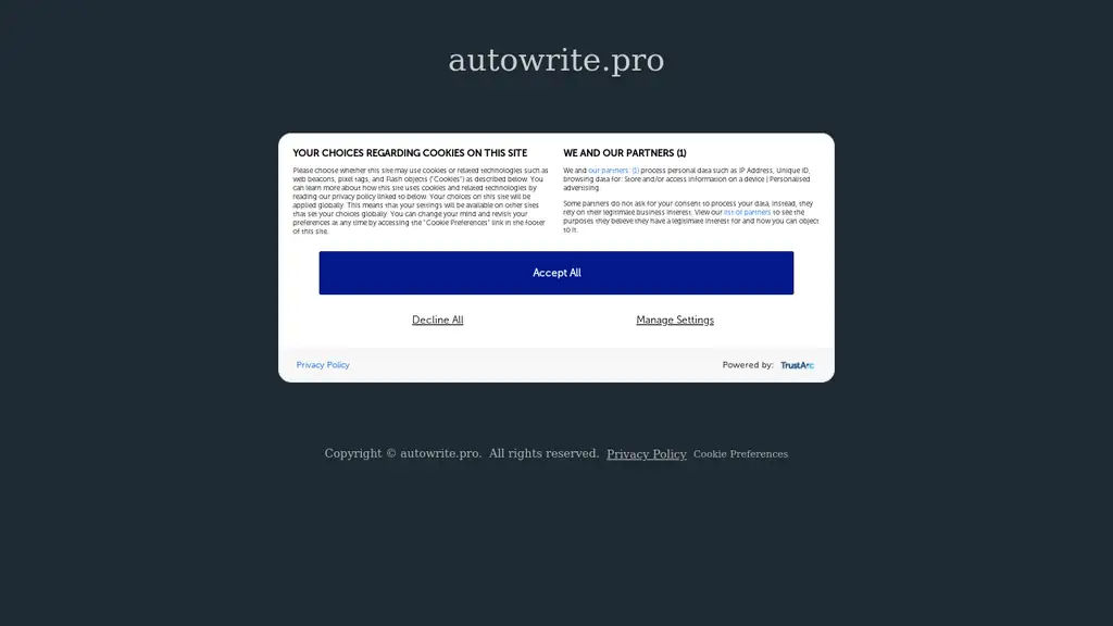 Autowrite