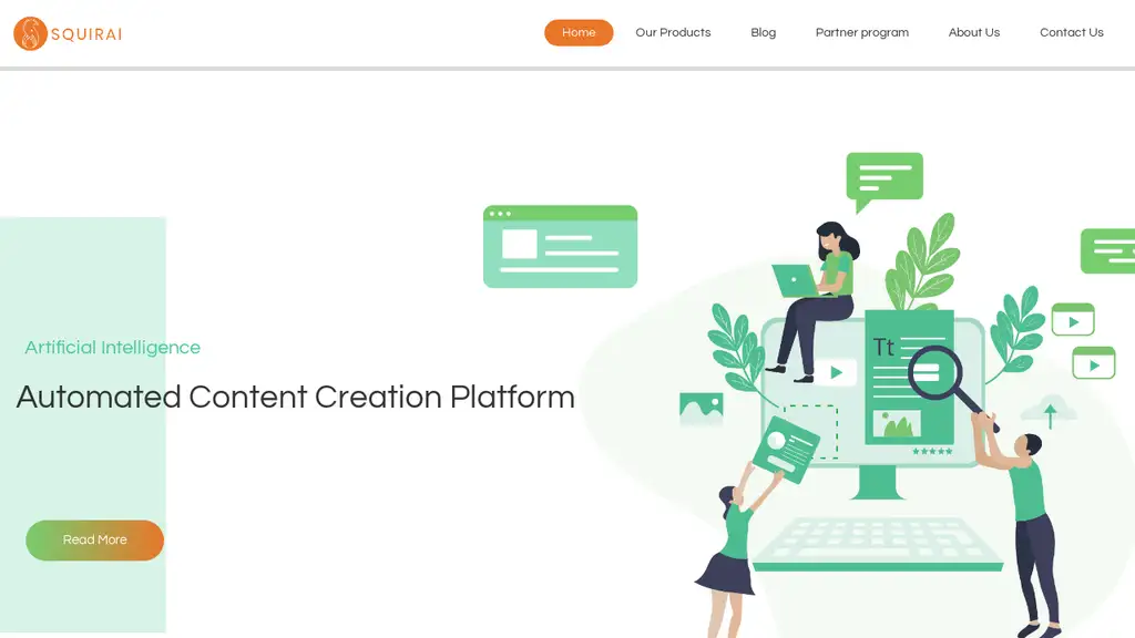 Squirai Content Creation Platform