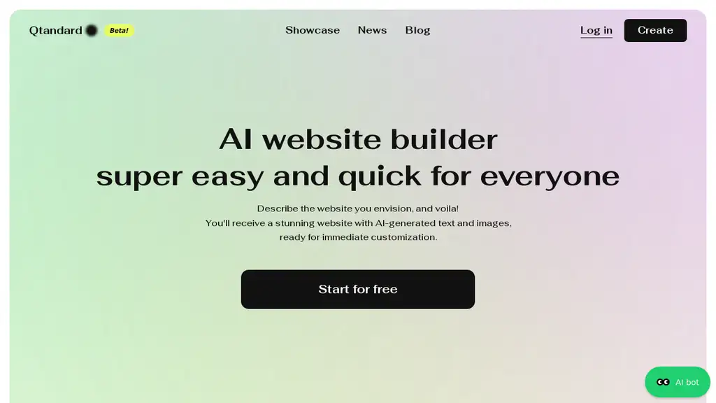 Qtandard: AI Wordpress Websites Builder