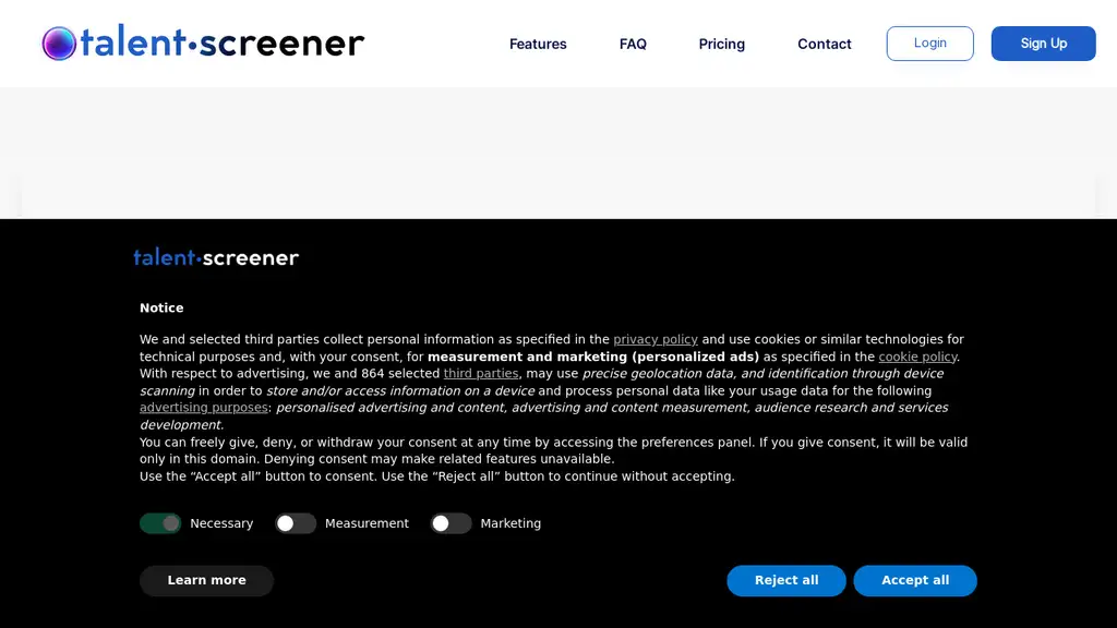 Talentscreener.ai