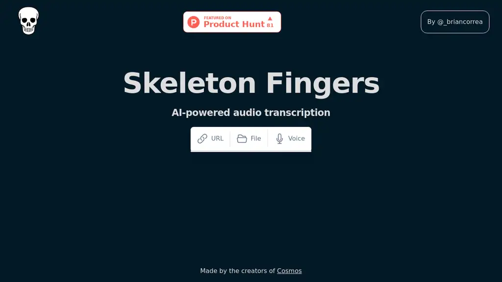 Skeleton Fingers