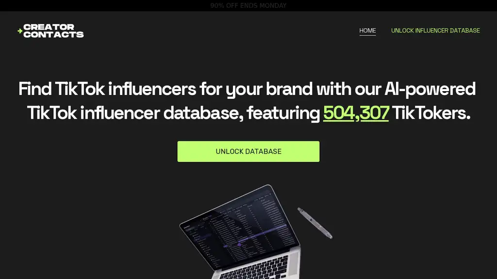 Influencer Database by Creator Contacts